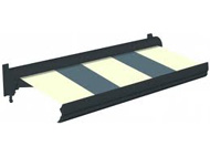 Terrasscherm Veralux 300 x 275 cm (34178 Blok Geel/Creme) - Black Twinkle