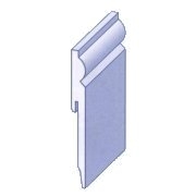 Clip Plint Halfrond / Classic 12 x 120 - 2400 mm (65071.3)